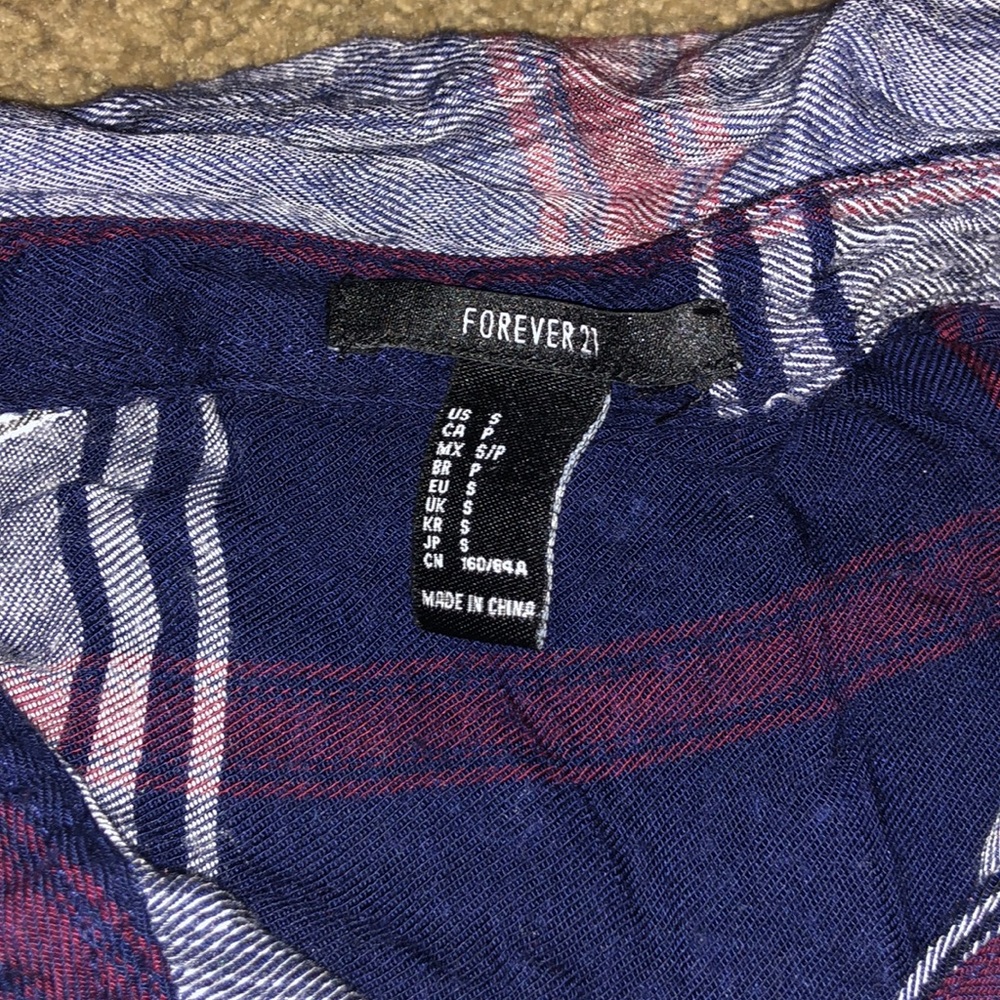 Light Weight Flannel Button Up - Picture 2 of 2